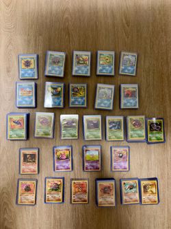 Vintage Pokémon fossil singles