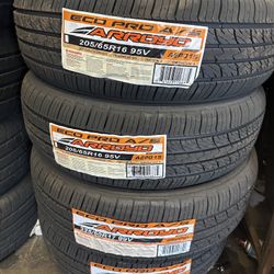 Set 205/65/16 Arroyo Brand New Tires Mounted And Balanced Montadas Y Balanciadas Gratis