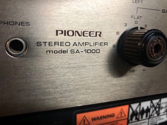 Pioneer amplifier