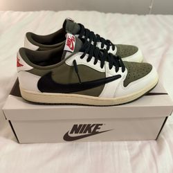 jordan 1 travis scott medium olive size 11