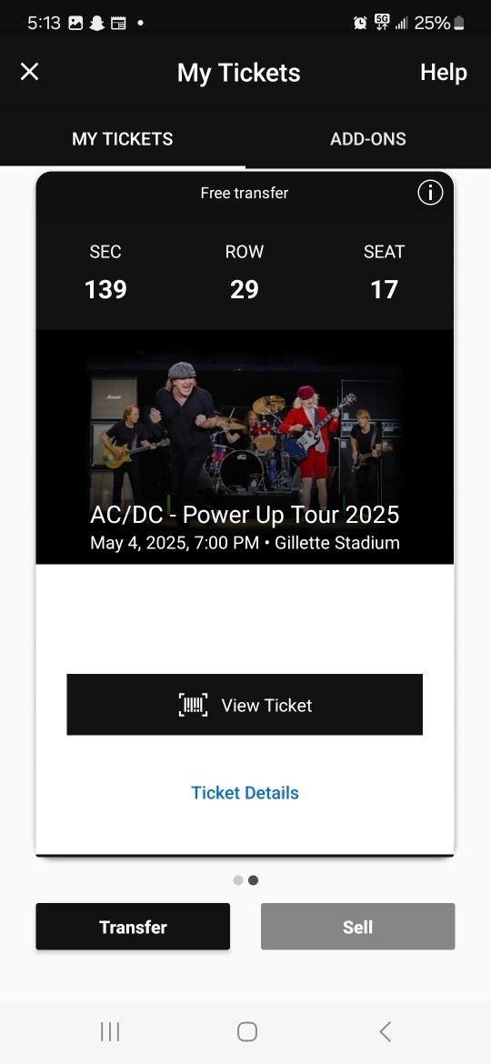 Tickets To Acdc