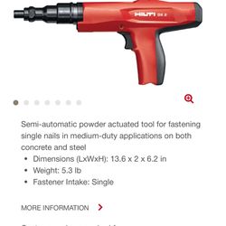Hilti Dx2 Gun