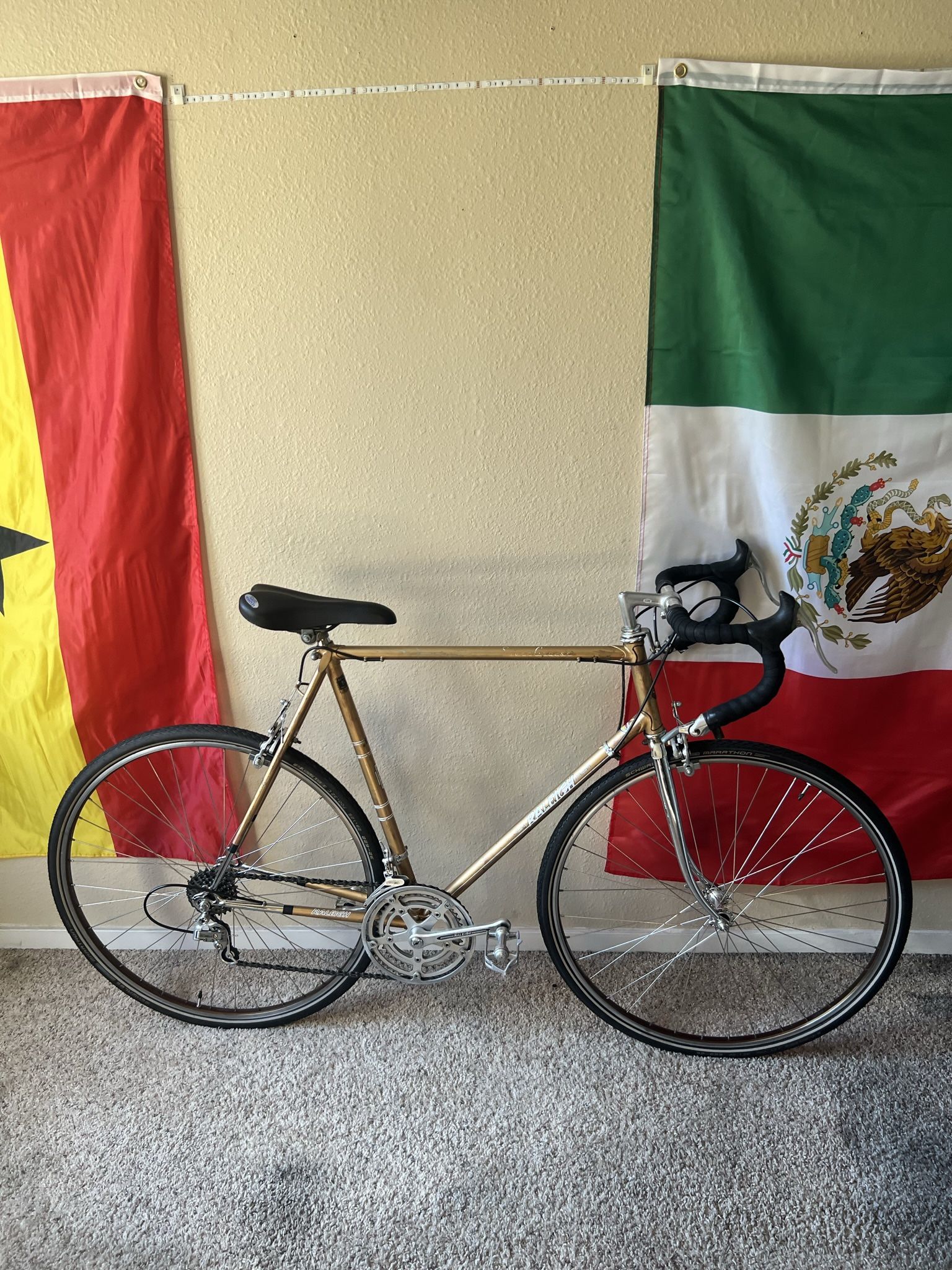 Vintage Raleigh Super Course Reynolds 531 Carlton Touring Bike