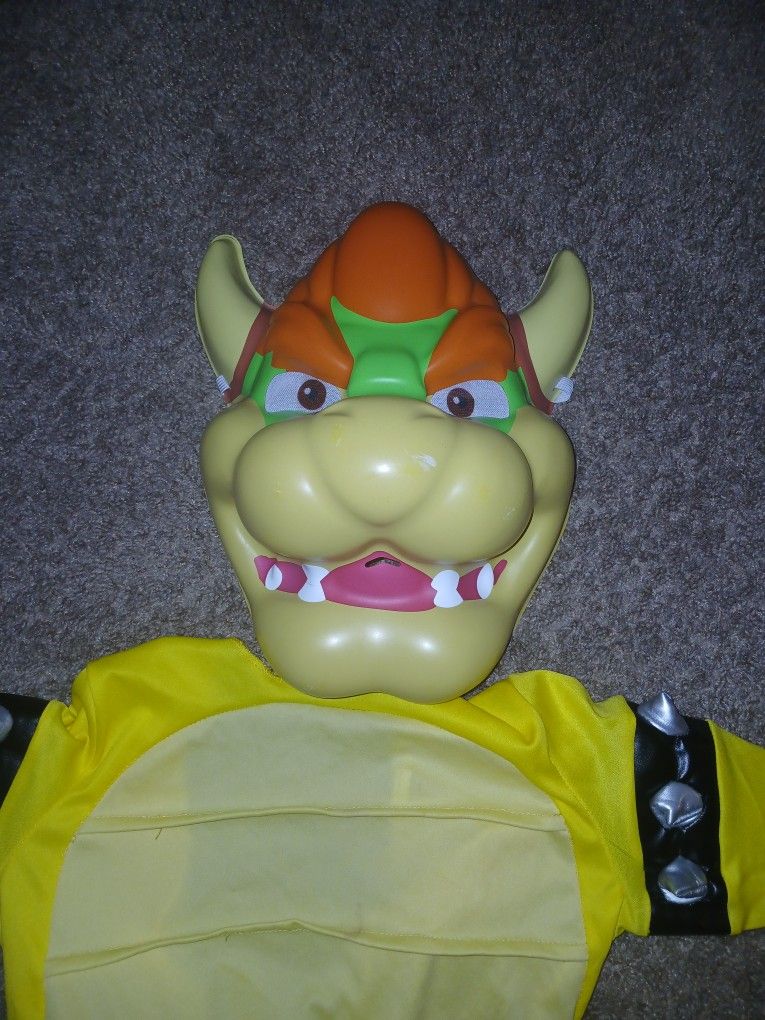 Super Mario Koopa Costume Halloween Size 8-10