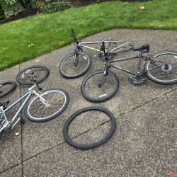 Bikes And Assortment of Parts