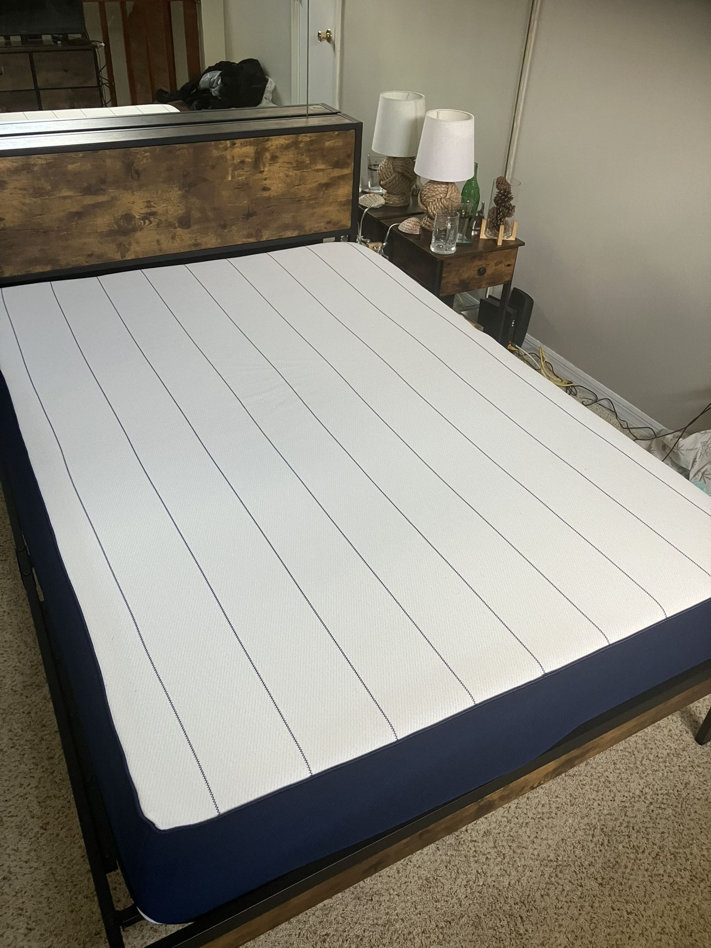 Full Mattress And Bed Frame 