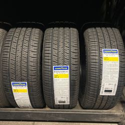 205/55R16 Goodyear Eagle RS-A new Set of Tires installed and balanced
