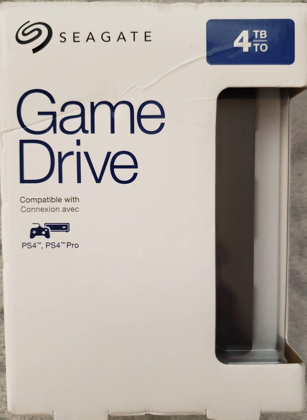 4TB Game Drive from Seagate for PS4 and PS4 Pro (factory sealed)