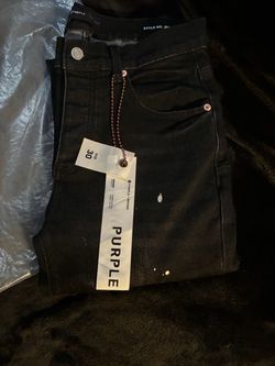 Purple jeans