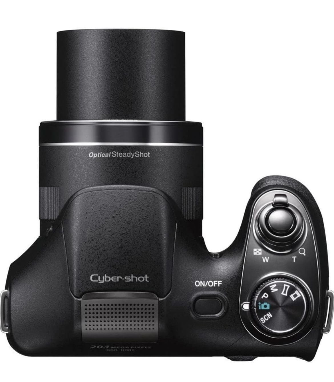 Sony Cyber-Shot DSC-H300 Digital Camera (Black) (DSCH300/B) + 64GB Memory Card + Card Reader + Case + Flex Tripod + Memory Wallet + Cleaning Kit