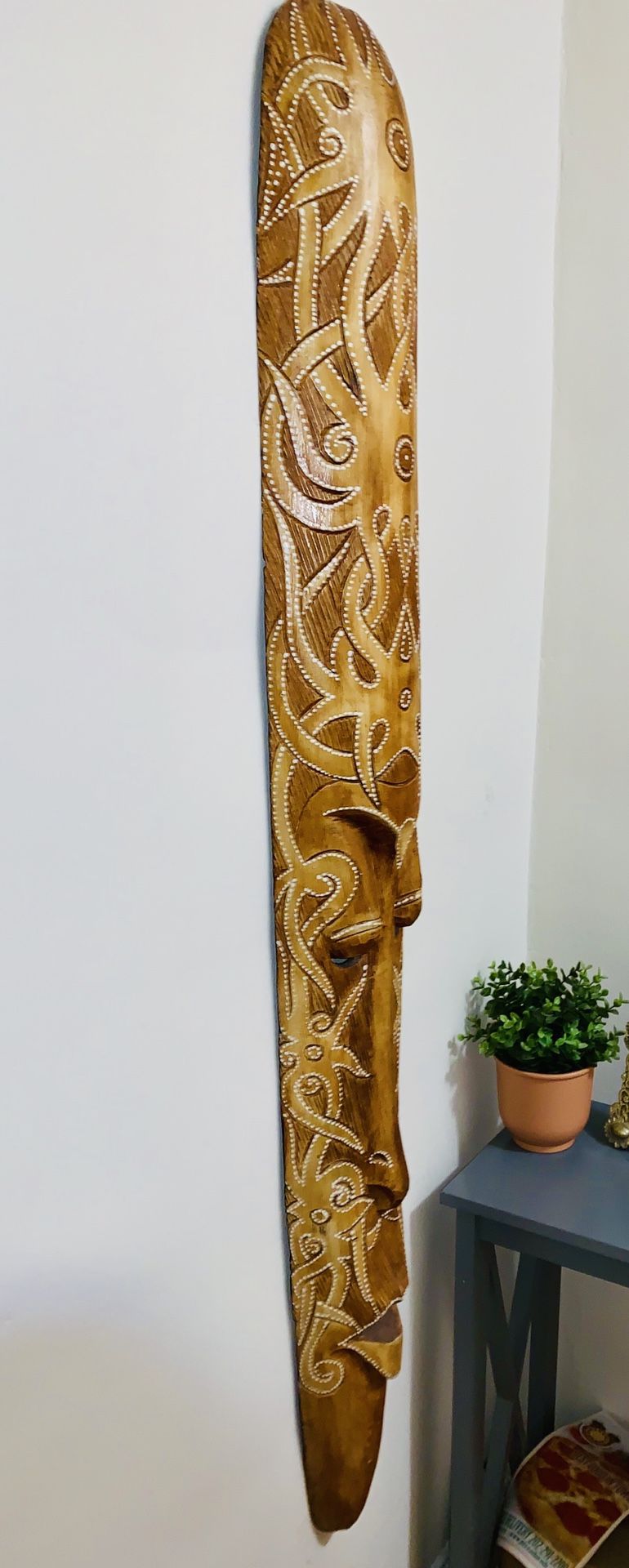 Australian wooden decorative mask