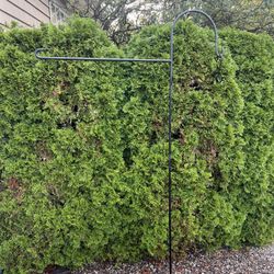 Outdoor Flag Stand with Shepard Hook