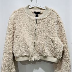 Forever21 Bomber Vanilla Jacket