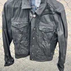 Gap leather jacket small
