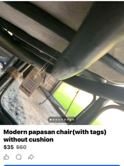 Papasan chair without cushion