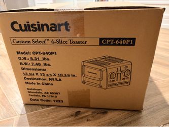 NEW CUISINART TOASTER 4 slots