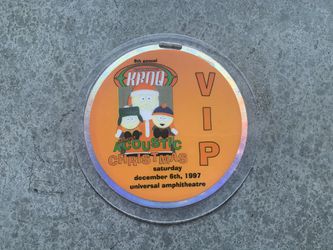 KROQ x South Park - Almost Acoustic Christmas - vip pass