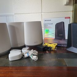 Full House Netgear Modem And Router Bundle