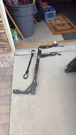 Hitch mount bike rack