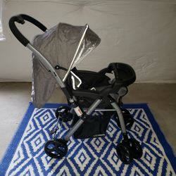 Jeep Unlimited Reversible Handle Stroller, Grey Tweed