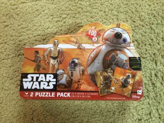 Star Wars 2 Pack Puzzle!!! New!!!