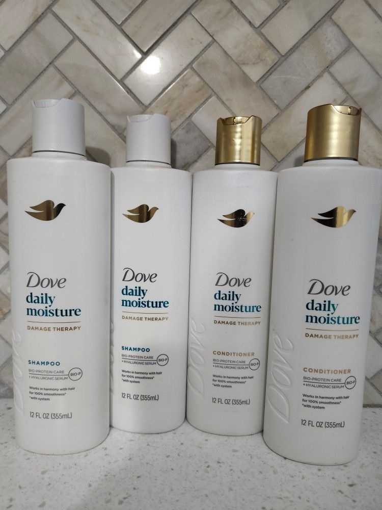 Dove Daily Moisture Shampoo & Conditioner 12 FL OZ $5 a pair