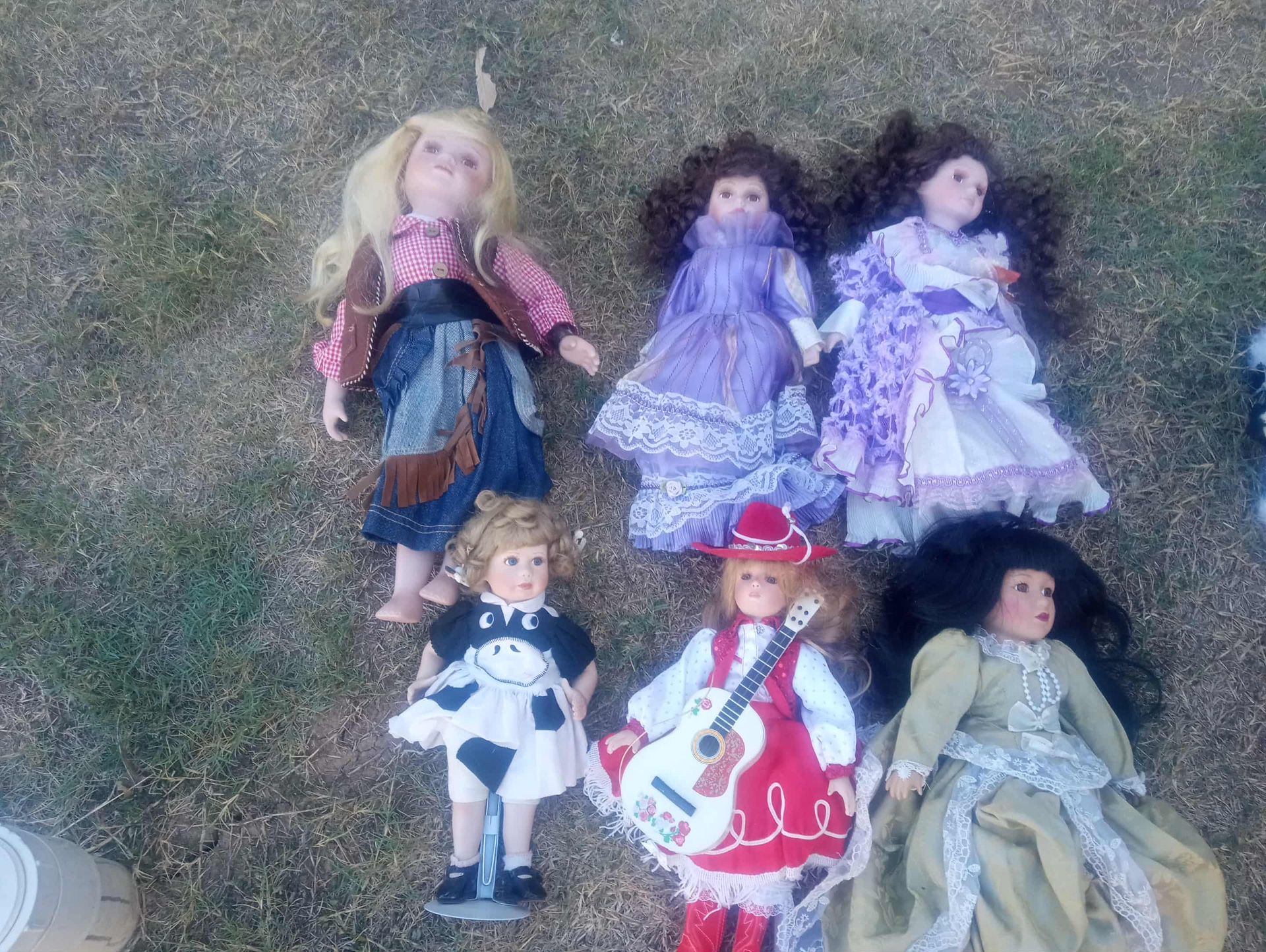 Glass Porcelain Dolls