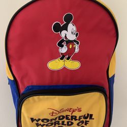 Mickey Mouse Wonderful World Of Reading Backpack kids