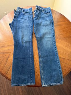 Lot of 2 Hollister 36x32 straight leg denim