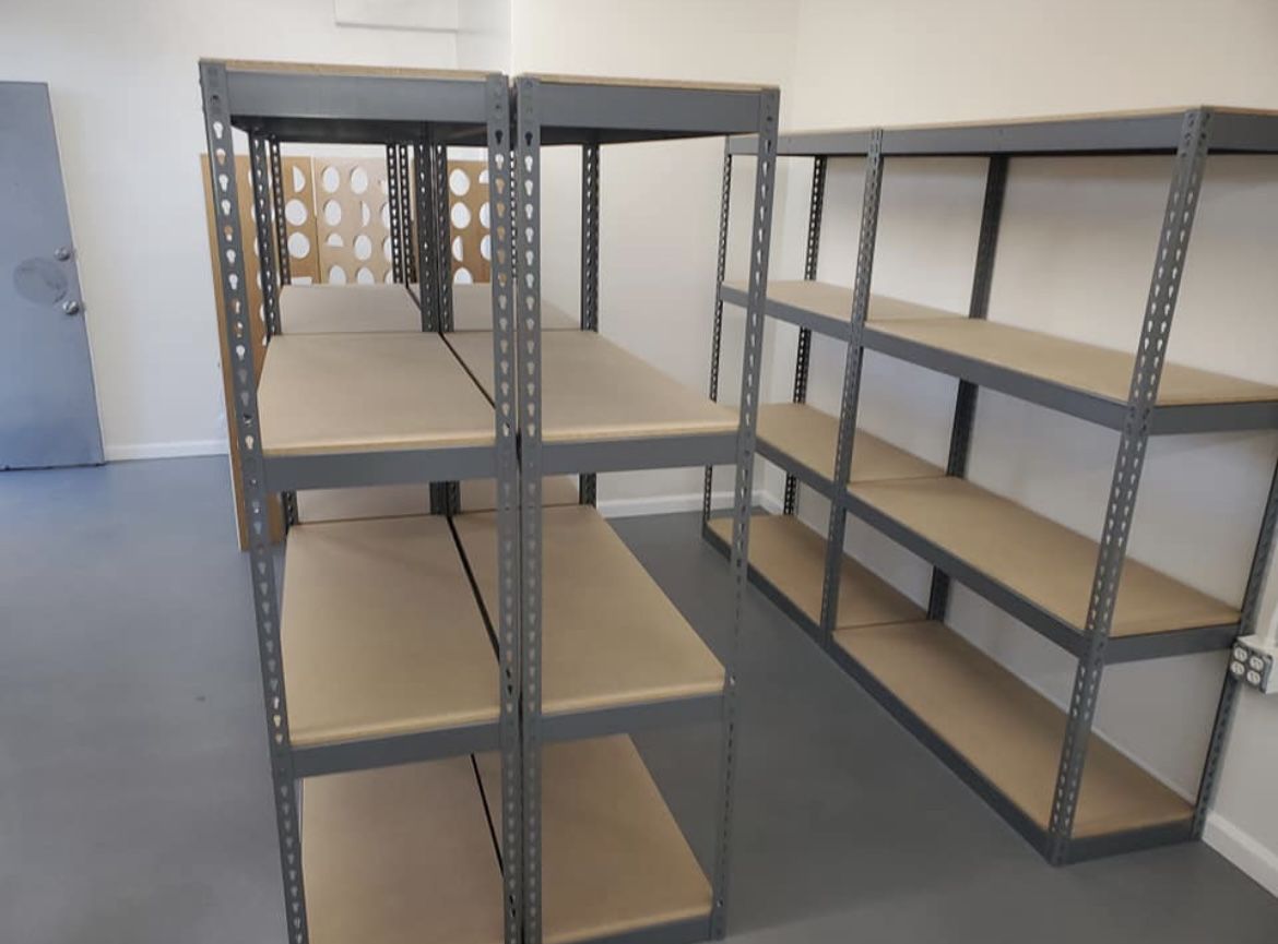 Shelving 48 in W x 18 in D New Industrial Boltless Warehouse & Garage Racks Delivery Available