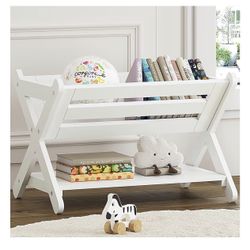 Kids Bookshelf with Caddy