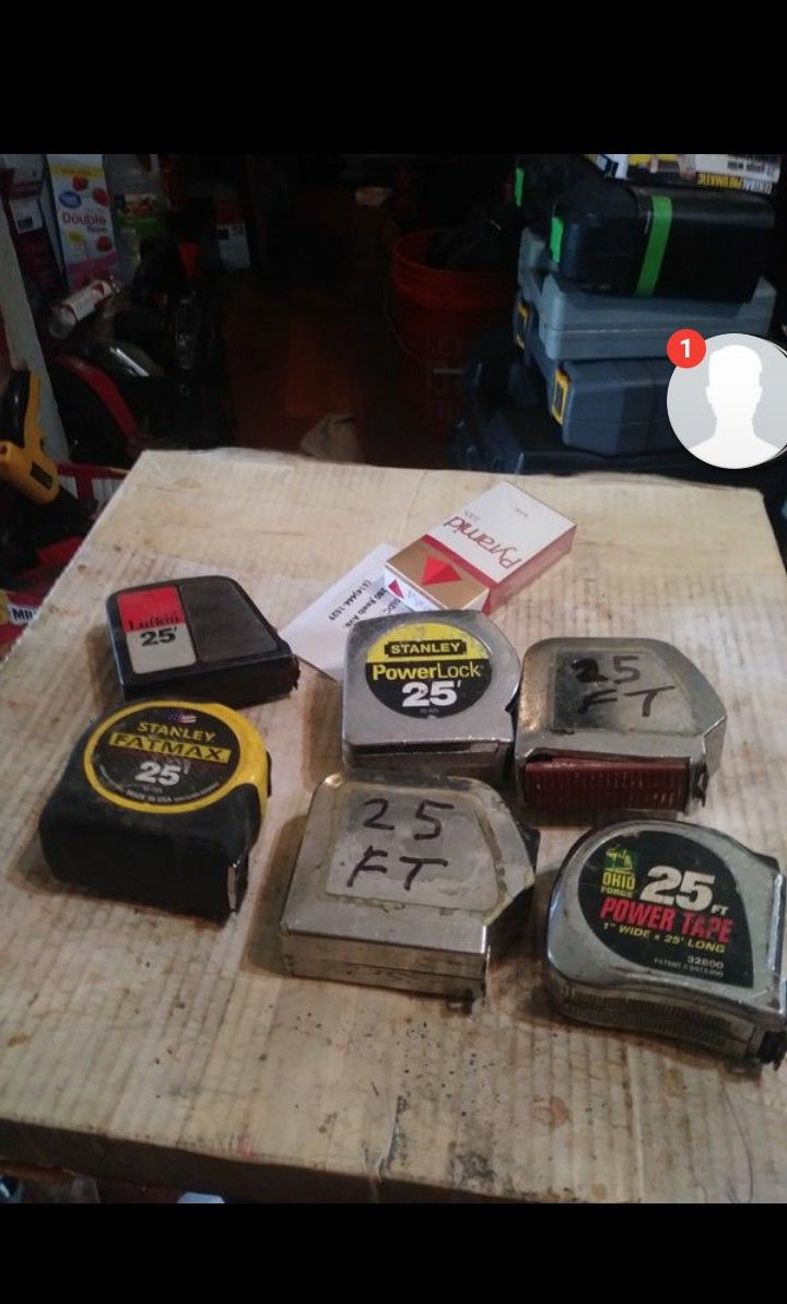 25 FT TAPE MEASURES