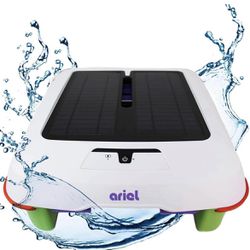 Ariel Solar Breeze Automatic Robot Pool Cleaner - New 2023 Model - Solar Powered Pool Skimmer with Easy to Empty Filter Tray & Integrated Smart Techno