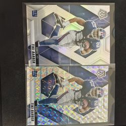Pair of tiki barber cards