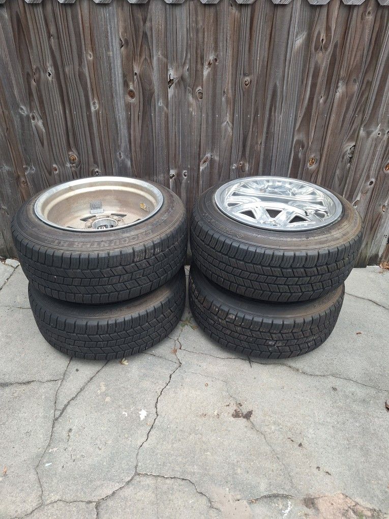 4 Sets Of  Rims & Tires 