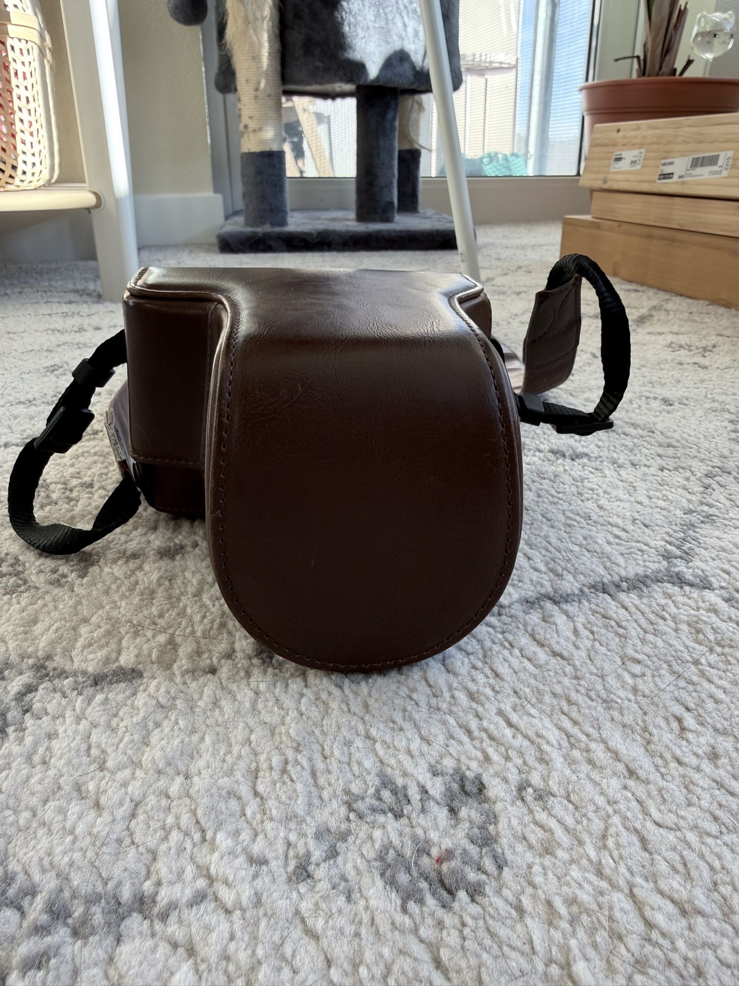 IIG Mega gear Fujifilm X-T30, X-T20, X-T10 (16-50mm/18-55mm Lenses) Ever Ready Leather Camera Case and Strap