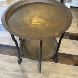 Moroccan Brass Tables