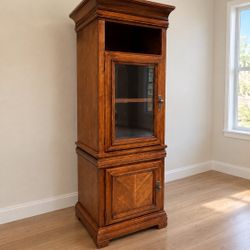 Wooden Curio Cabinet Solid Wood H 72” x W24”xD20”