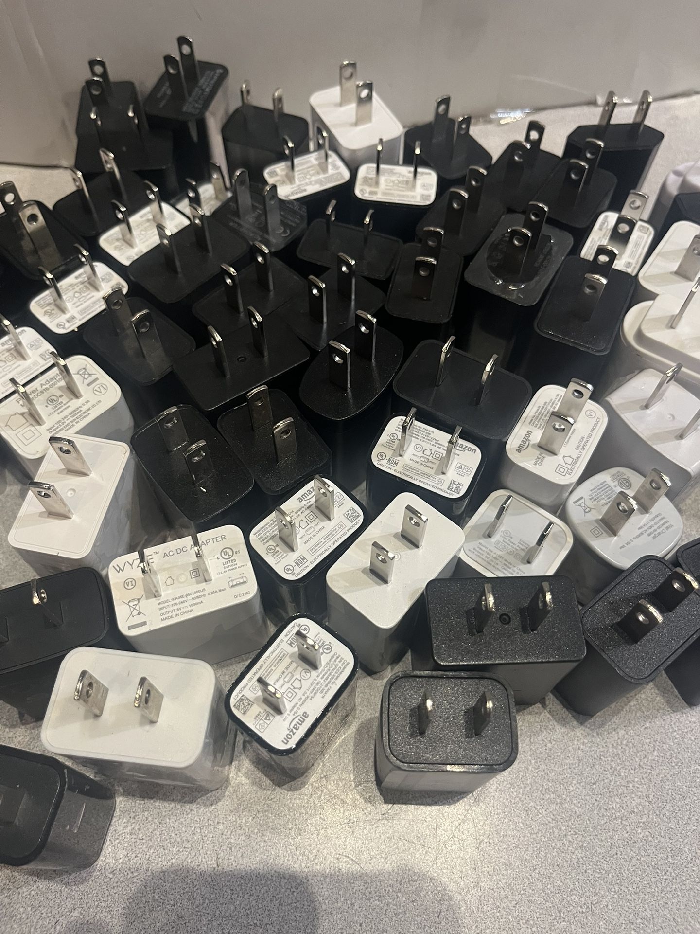 Lot Of 50 5V 1A 2A mixed USB Wall Charger AC Adapters  