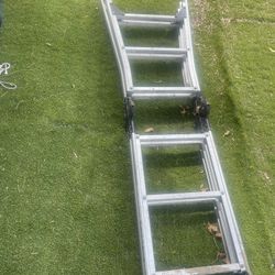 Estway Folding Metal Ladder In Good Shape Ready To Use 