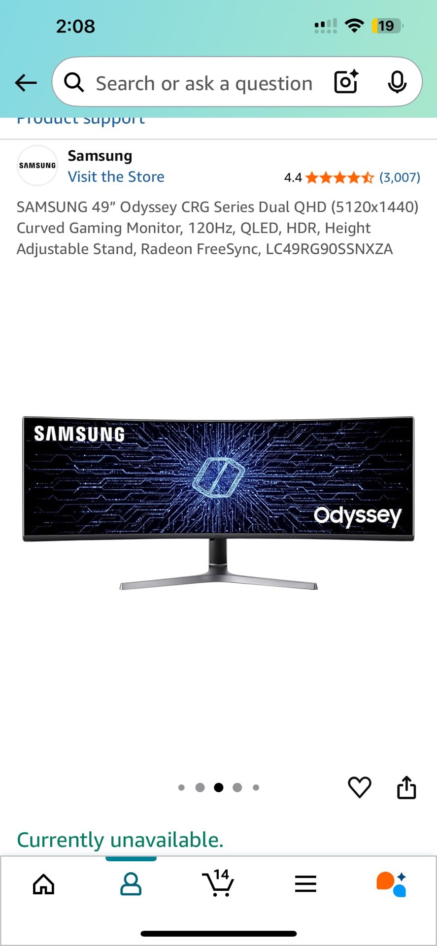 Samsung Odyssey monitor