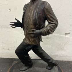 Vintage 27” bronzed Huntsman sculpture Opera Famous Musical Artist Ben Vereen Signed 2/50