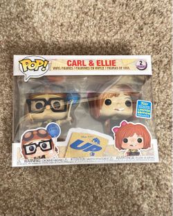 Funko Pop! Disney Pixar UP Carl & Ellie 2-Pack 2019 Summer Convention Exclusive