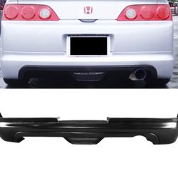 For 05 06 Acura RSX Coupe Mugen PU Rear Bumper Lip Spoiler