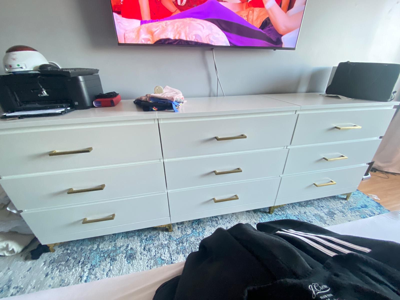 White malm Ikea Dresser. 3 Available 75 Each for Sale in Queens, NY