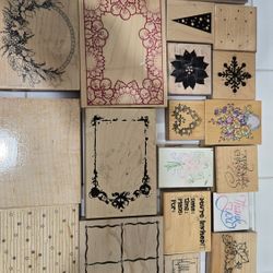 81 Pieces Of Rubber Stamps 