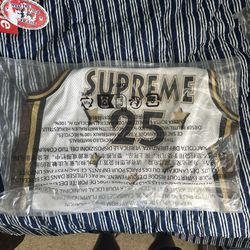 Authentic Supreme All Star Basketball Jersey Size XL Color White SS25