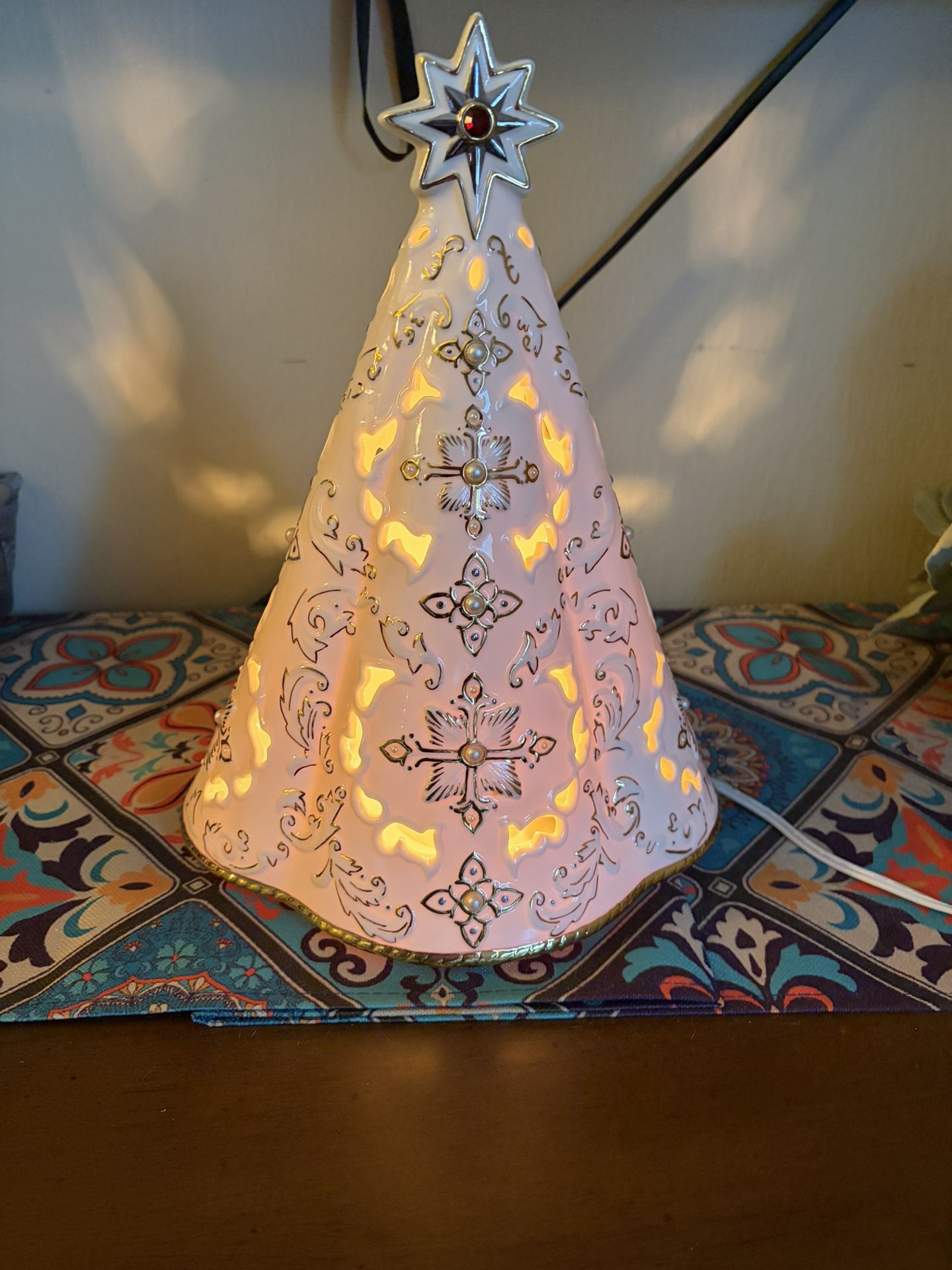 Lenox Porcelain Musical Christmas Tree