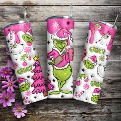 20oz Tumbler Grinch Christmas Gift