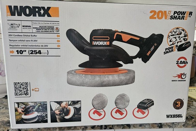 Worx 20v Cordless Orbital Buffer